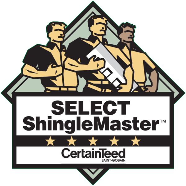 We offer CertainTeed SELECT ShingleMaster roofing replacement services.